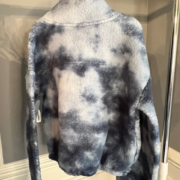 Sherpa Cropped Pullover Jacket Girls Large NWT - Picture 6 of 6